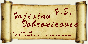 Vojislav Dobromirović vizit kartica
